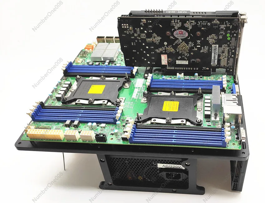 Aluminum Open Frame Test Bench Water Cooling - EATX Dual Server Moederbord Open Air