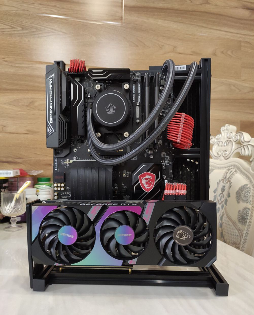 Atx Eatx Pc Testbank Handvat C - Aluminum Open Frame Test Bench Water Cooling recensie en prijs